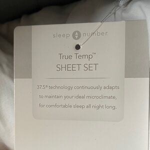 King- Sleep Number True Temp Sheet Set - White